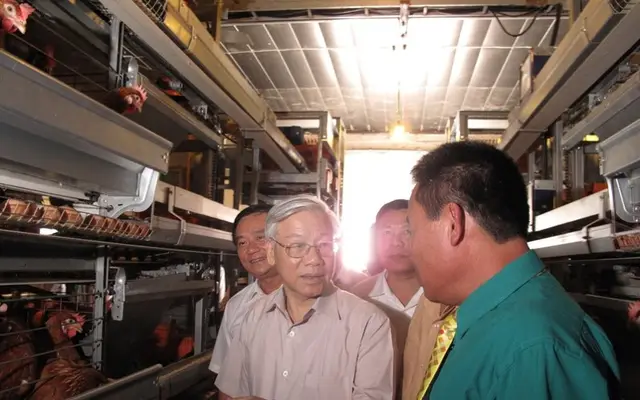 Tổng bí thư Nguyễn Phú Trọng thăm và làm việc tại công ty