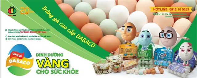 "Bộ tứ trứng gà siêu đẳng" của Dabaco