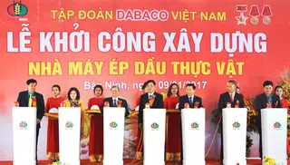 Khởi công nhà máy ép dầu thực vật Tập đoàn Dabaco
