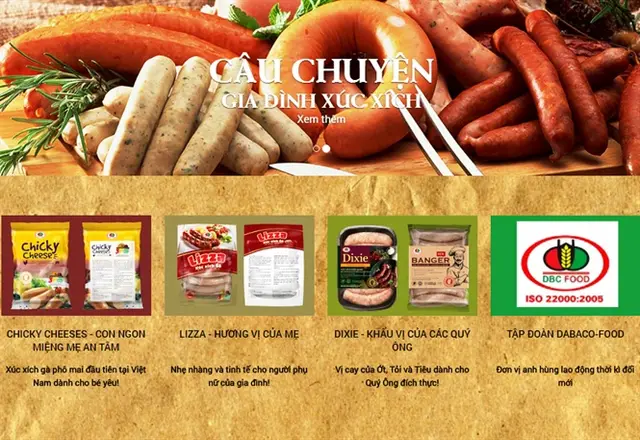 Dabaco Food ra mắt bộ sản phẩm nhãn hiệu mới