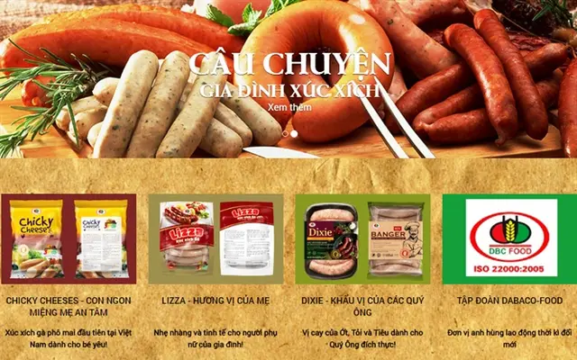 Dabaco Food ra mắt bộ sản phẩm nhãn hiệu mới