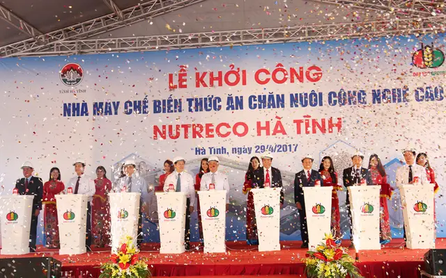 Dabaco khởi công Nhà máy thức ăn chăn nuôi  tại Hà Tĩnh