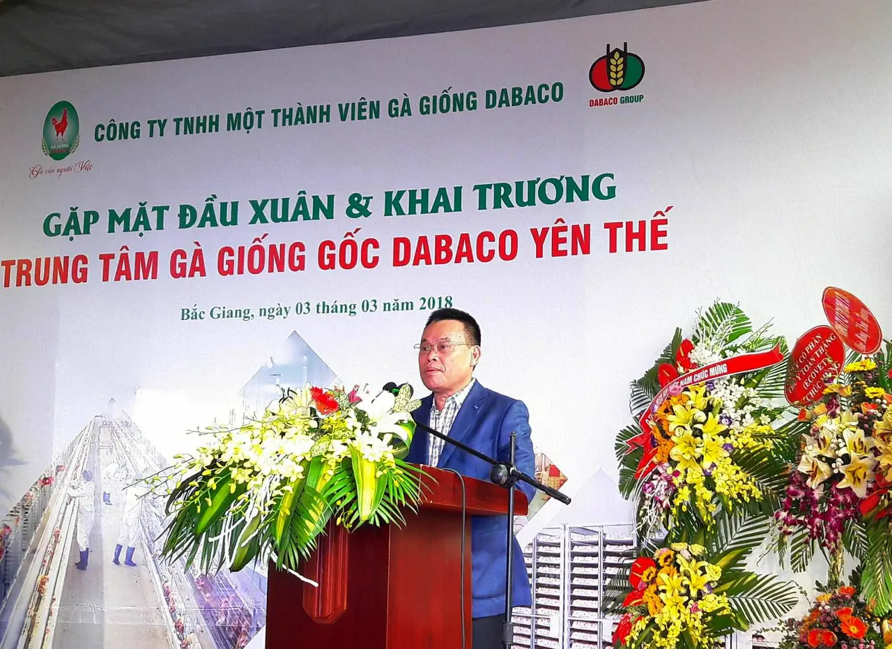 Dabaco khai trương trung tâm gà giống gốc triệu đô