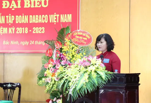 Đại hội đại biểu Công đoàn Tập đoàn Dabaco Việt Nam lần thứ VI, nhiệm kỳ 2018 - 2023