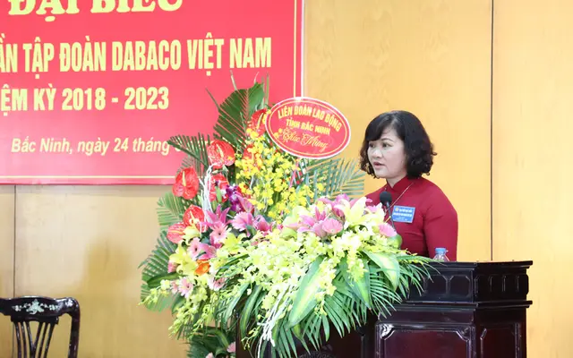 Đại hội đại biểu Công đoàn Tập đoàn Dabaco Việt Nam lần thứ VI, nhiệm kỳ 2018 - 2023