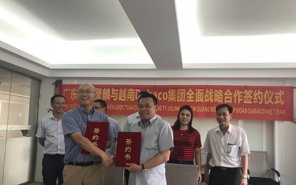 Ký kết hợp tác chiến lược giữa Tập đoàn Dabaco Việt Nam và Công ty Jolink Daynew Quảng Đông (Trung Quốc)