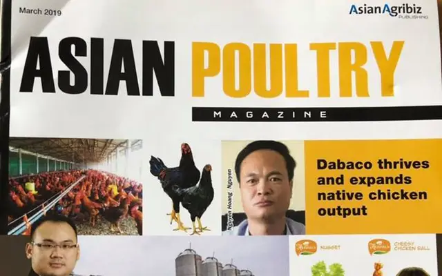 Gà giống Dabaco lên tạp chí Asian Poultry