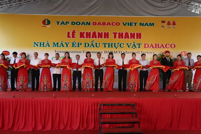 Khánh thành Nhà máy ép dầu thực vật Dabaco