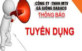 THÔNG BÁO TUYỂN DỤNG