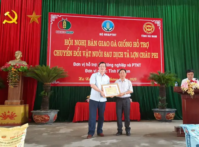 Hà Nam hỗ trợ chuyển đổi vật nuôi sau dịch tả lợn Châu Phi