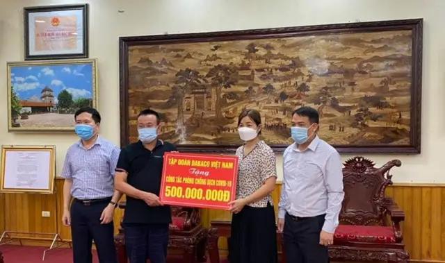 Dabaco ủng hộ 200 giường bệnh, 500 triệu đồng phòng chống Covid-19