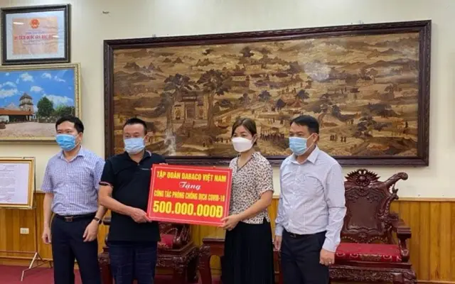 Dabaco ủng hộ 200 giường bệnh, 500 triệu đồng phòng chống Covid-19