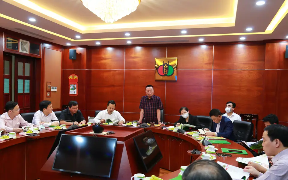 Đoàn công tác của tỉnh Lai Chao thăm và làm việc tại Tập đoàn Dabaco Việt Nam