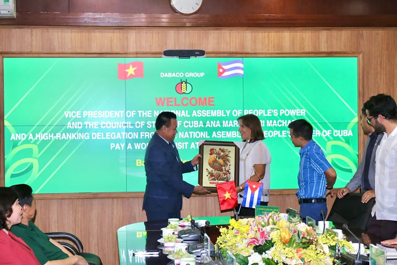 Đoàn đại biểu cấp cao quốc hội Cuba thăm và làm việc với tập đoàn Dabaco Việt Nam