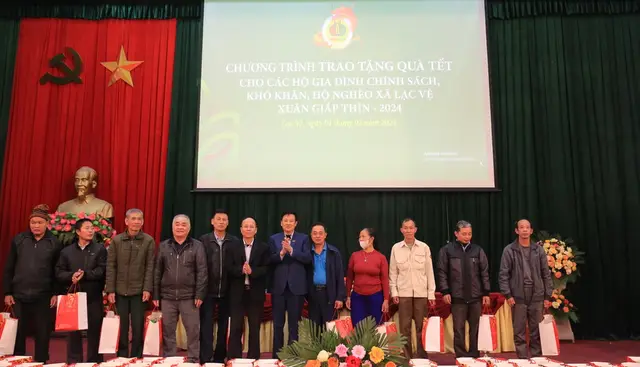 Dabaco tiếp tục chương trình " Tết sum vầy - Xuân chia sẻ năm 2024" tại xã Lạc Vệ, Tiên Du