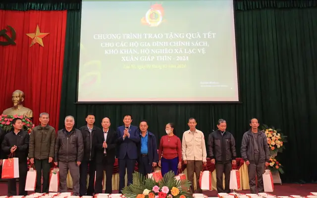 Dabaco tiếp tục chương trình " Tết sum vầy - Xuân chia sẻ năm 2024" tại xã Lạc Vệ, Tiên Du
