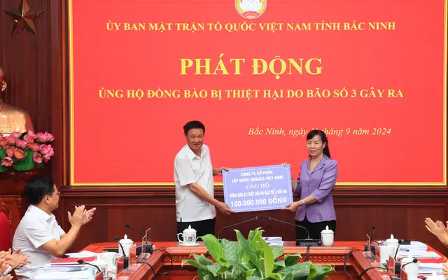 Tập đoàn Dabaco chung tay ủng hộ đồng bào khắc phục thiệt hại do bão số 3 gây ra
