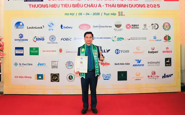 Tập đoàn Dabaco được vinh danh top 10 Thương hiệu tiêu biểu châu Á - Thái Bình Dương 2025