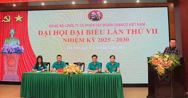 Dabaco tổ chức thành công Đại hội Đảng bộ lần thứ VII, nhiệm kỳ 2025–2030