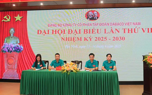 Dabaco tổ chức thành công Đại hội Đảng bộ lần thứ VII, nhiệm kỳ 2025–2030